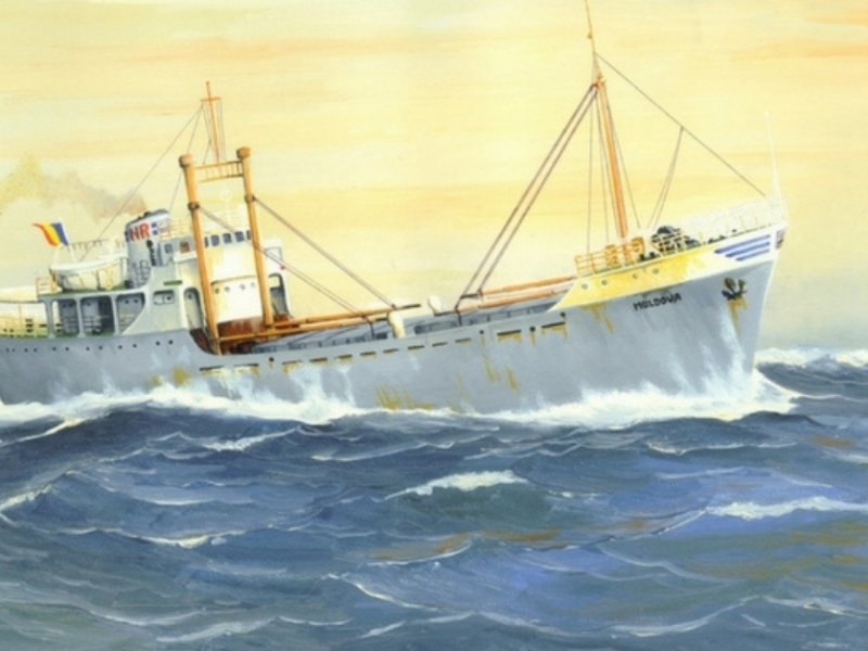 Cargoul MOLDOVA, navă construită în 1953 în Iugoslavia