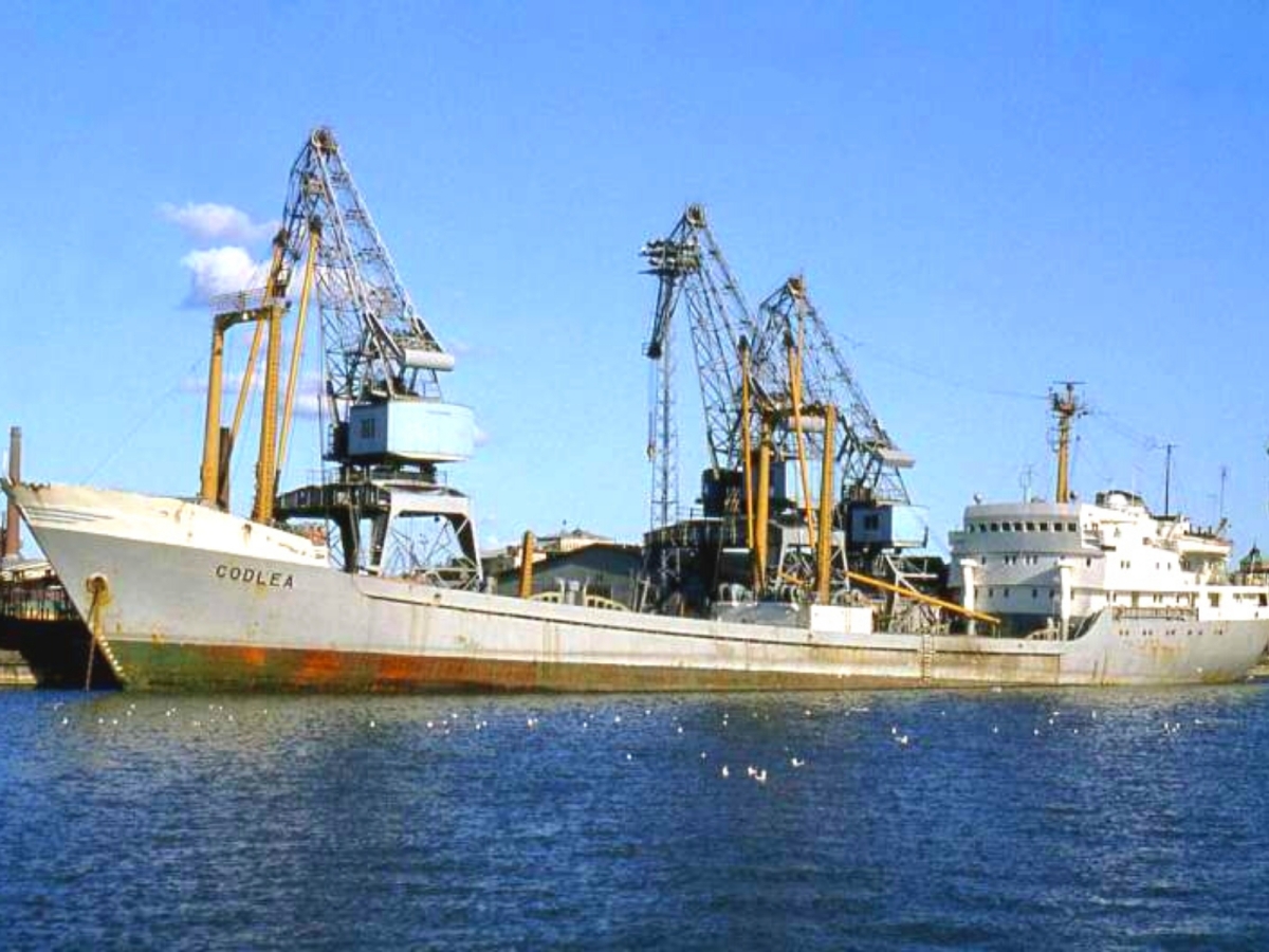 CODLEA, cargou de 4.800 TDW, construit în 1974 la Ș.N. Brăila