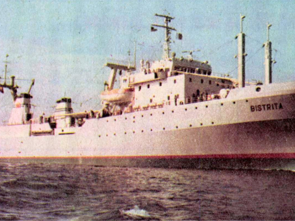 BISTRIȚA, Supertrauler Atlantic, Clasa RTMS Prometei, construcţie Stralsund, fosta RDG